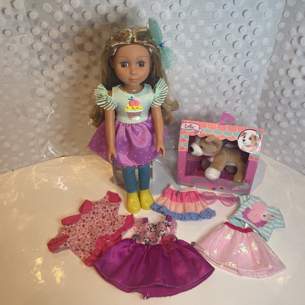 Glitter Girls ✨ Sashka doll with New Lollie pet 🐶
